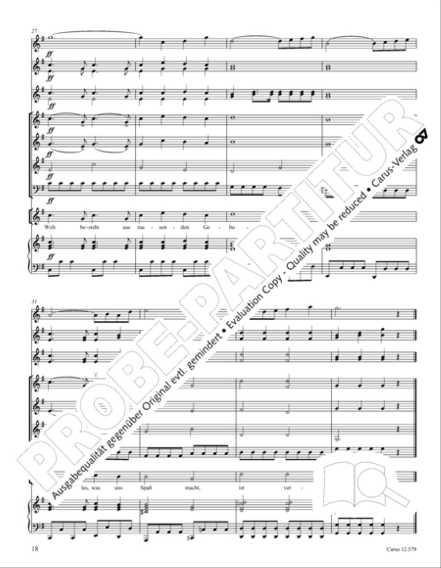 Der Garten des Riesen Children's Choir scores gallery preview page 23