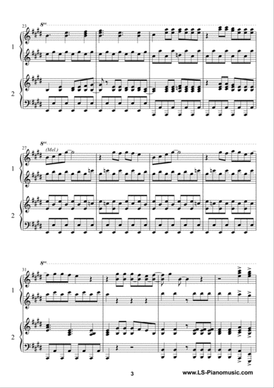 Mamma Mia Piano scores gallery preview page 4