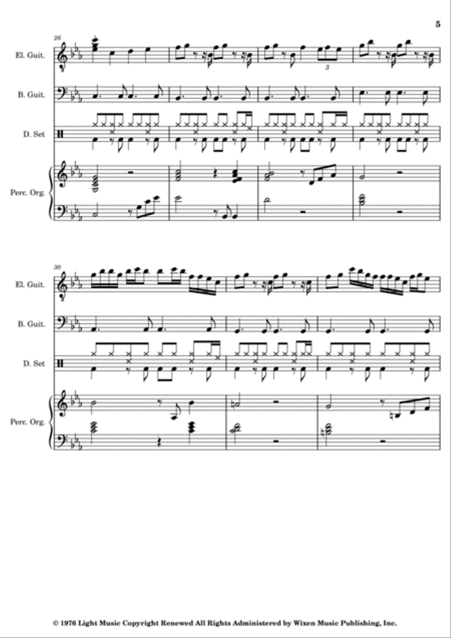 Europa Europa Bass Guitar scores gallery preview page 5