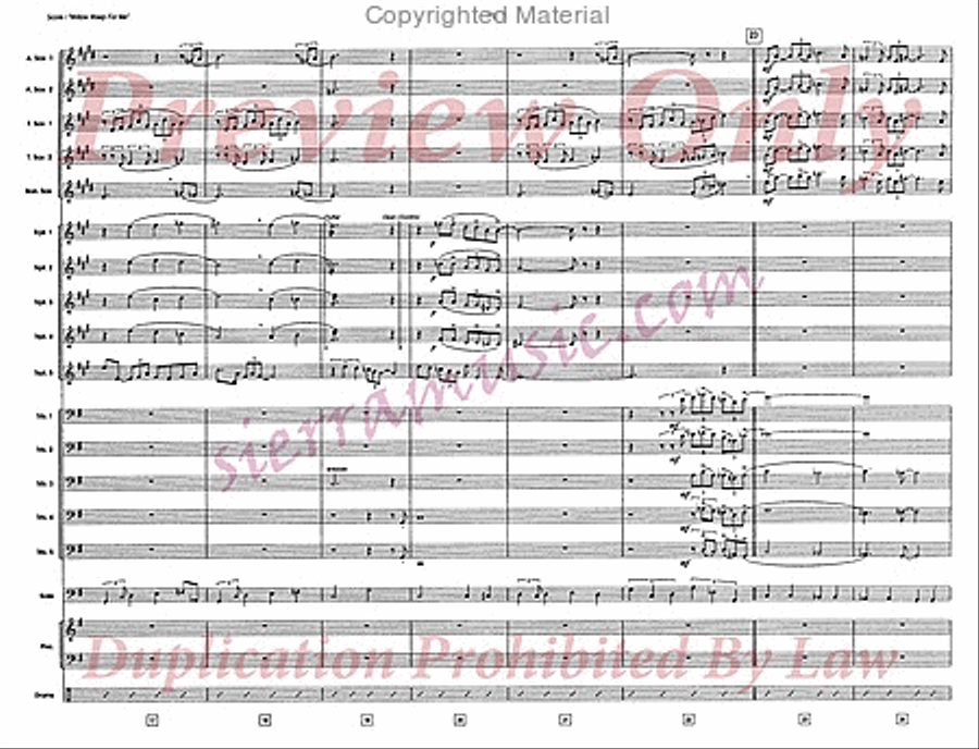Willow Weep For Me Jazz Ensemble scores gallery preview page 4