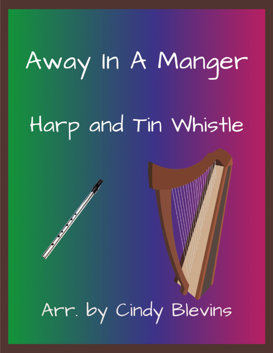 Away In A Manger, Harp and Tin Whistle (D) image number null