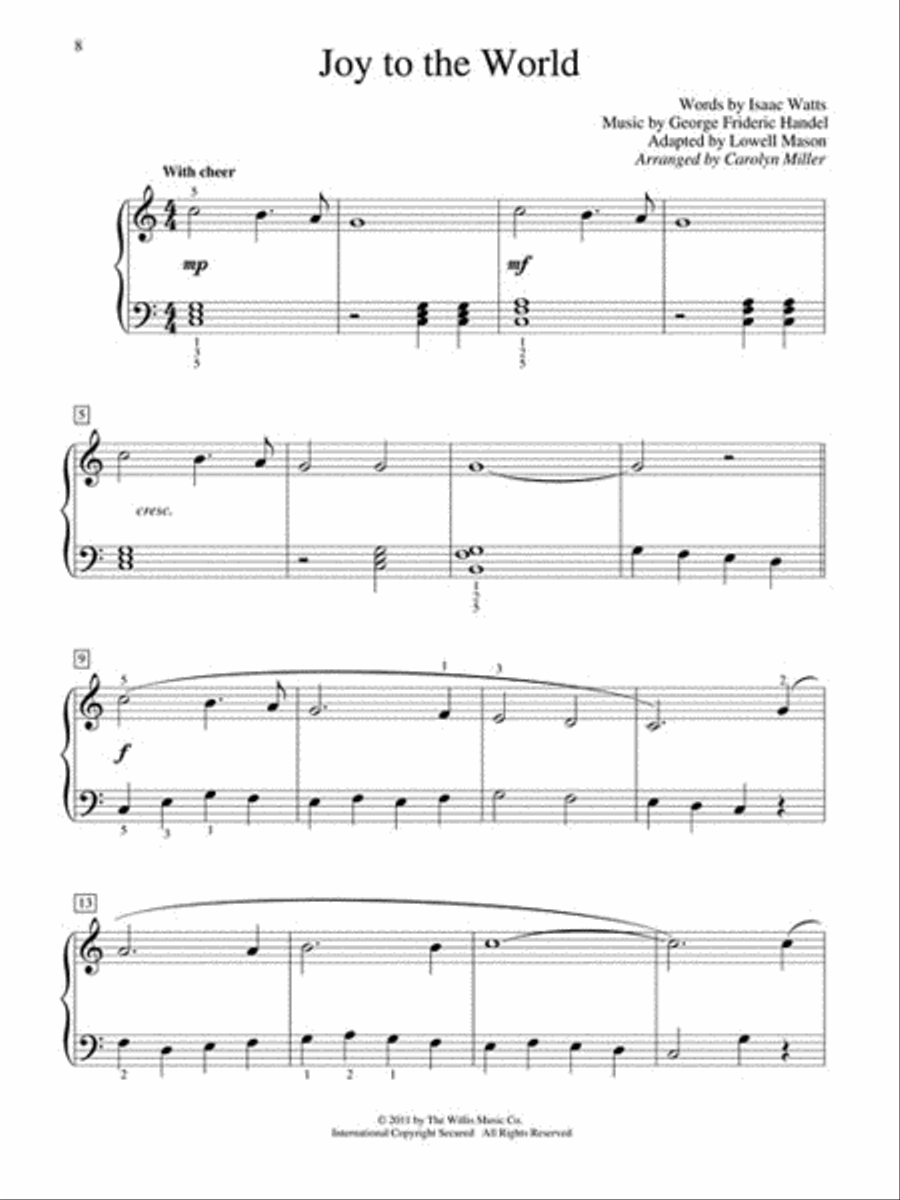 Merry Christmas! Easy Piano scores gallery preview page 4