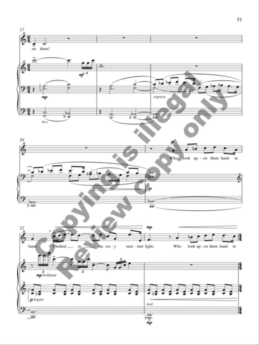 Collected Songs for Soprano and Piano Soprano Voice scores gallery preview page 48