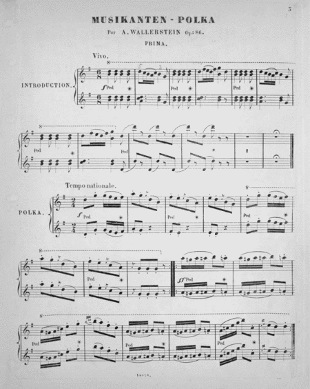 Paris Qui Danse (Musikanten Polka). No. 2