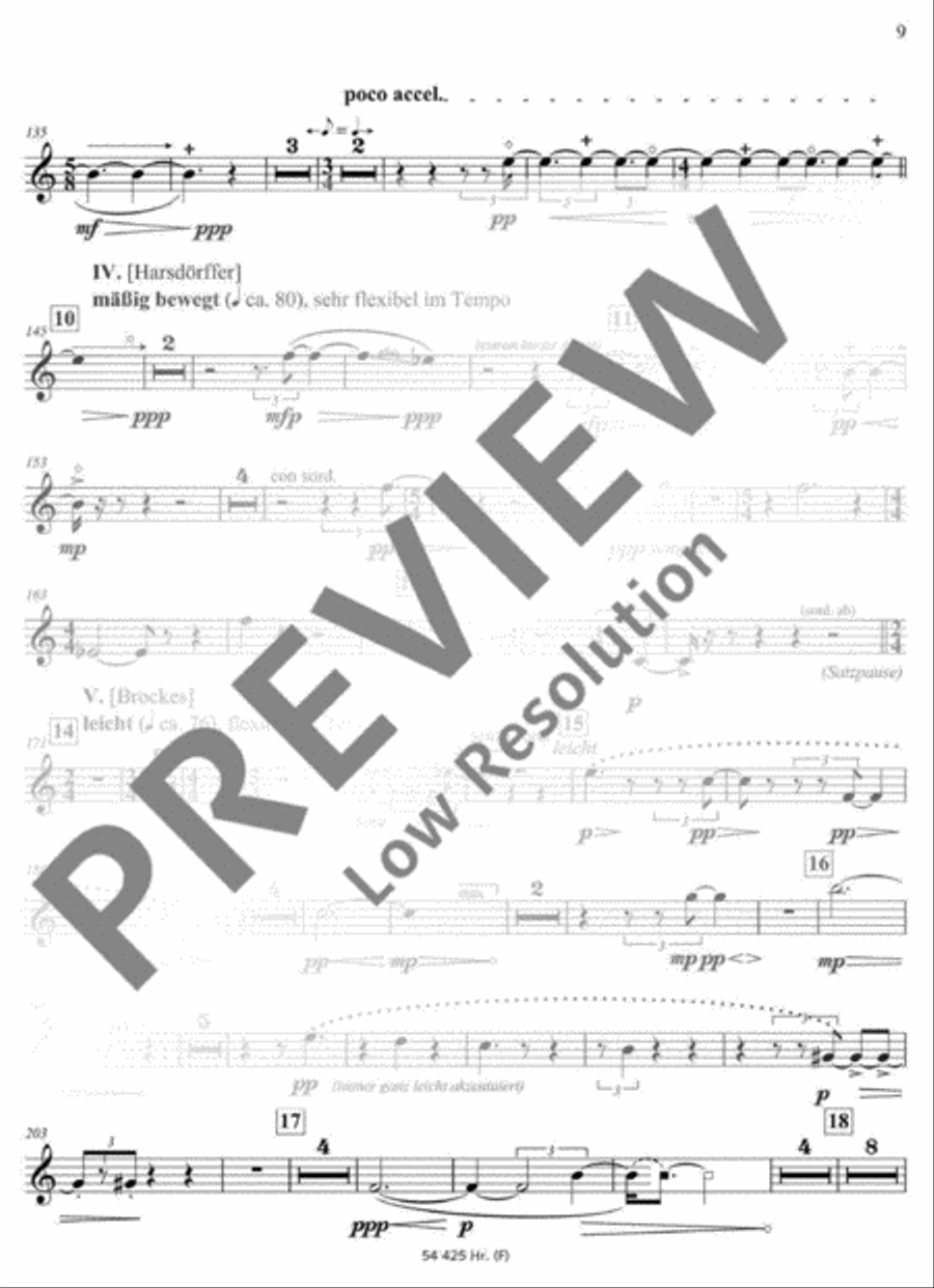 vergehn wie Rauch SSAATTBB scores gallery preview page 8