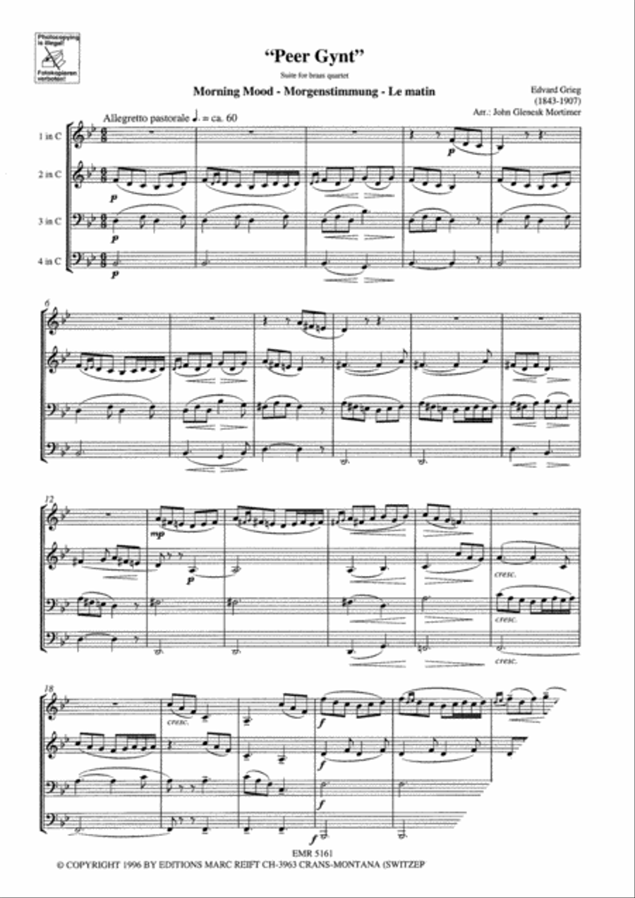 Peer Gynt Brass Ensemble scores gallery preview page 3