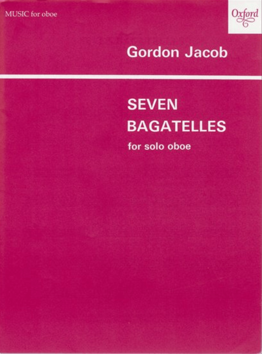 Seven Bagatelles Oboe Solo scores gallery preview page 1