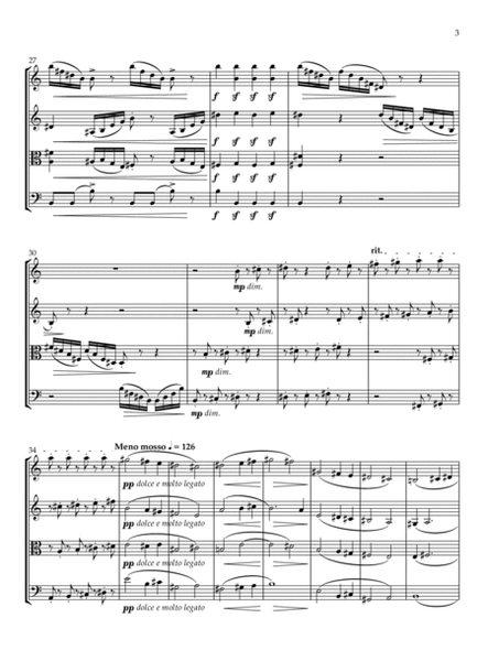 Beethoven's "Waldstein" Sonata arranged for String Quartet (Piano sonata no.21)