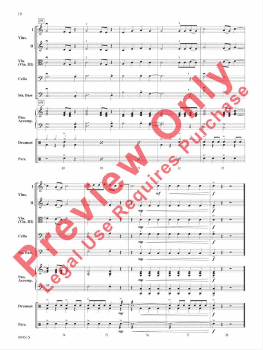 Meant To Be String Orchestra scores gallery preview page 11