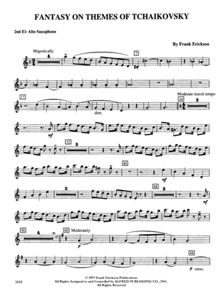 Fantasy on Themes from Tchaikovsky: 2nd E-flat Alto Saxophone