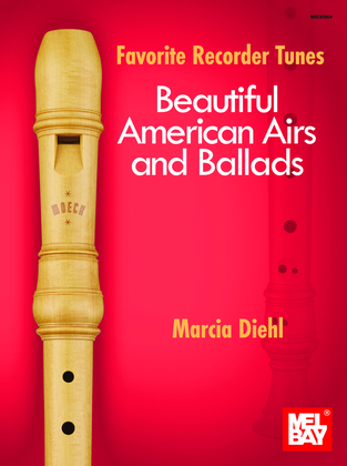 Book cover for Favorite Recorder Tunes - Beautiful American Airs and Ballads