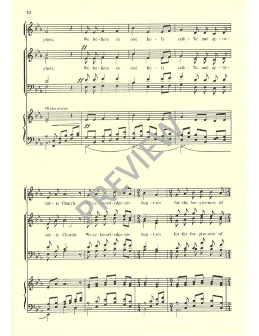 Creed 4-Part scores gallery preview page 10