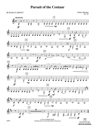 Pursuit of the Centaur: B-flat Bass Clarinet
