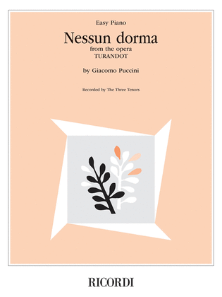 Book cover for Nessun Dorma (from the opera Turandot)