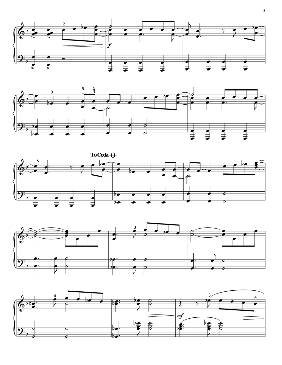 This Is The Time Piano Solo scores gallery preview page 3