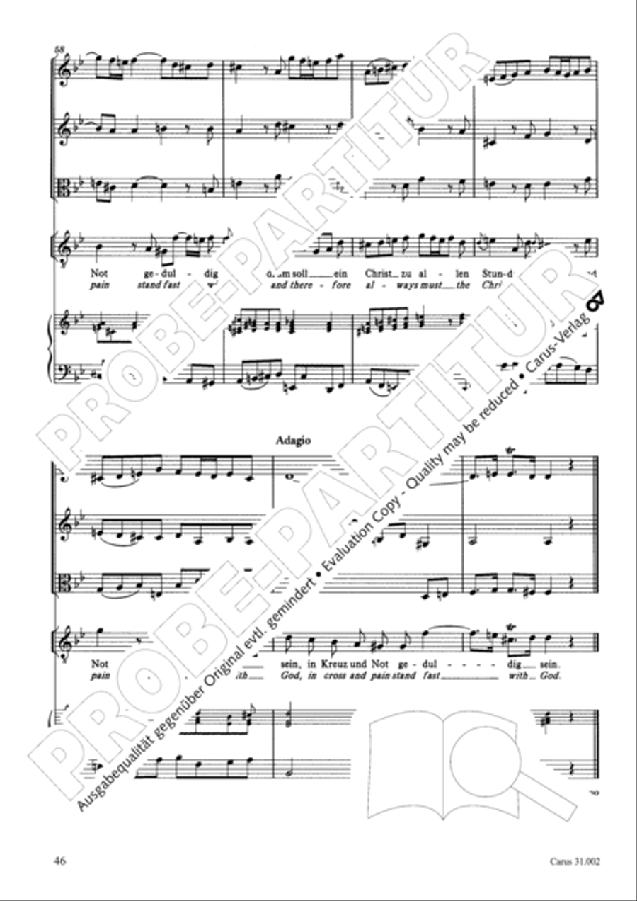 O God, from heaven look on us (Ach Gott, vom Himmel sieh darein) ATB scores gallery preview page 47