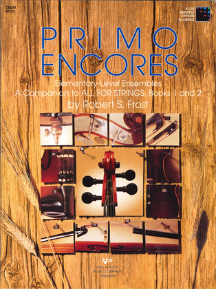 Book cover for Primo Encores - Cello