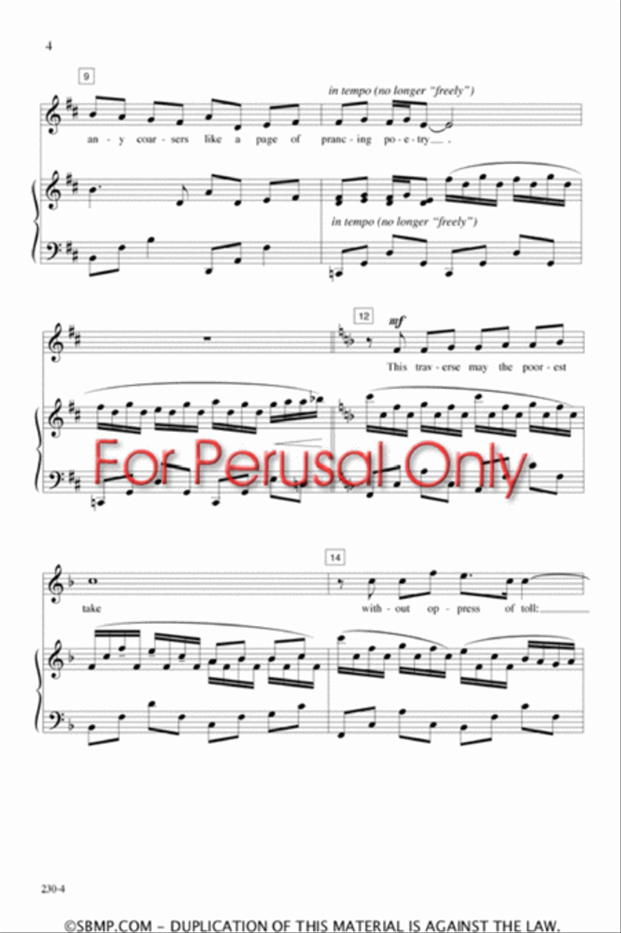 Two Poems of Emily Dickinson - SA Octavo SA scores gallery preview page 3