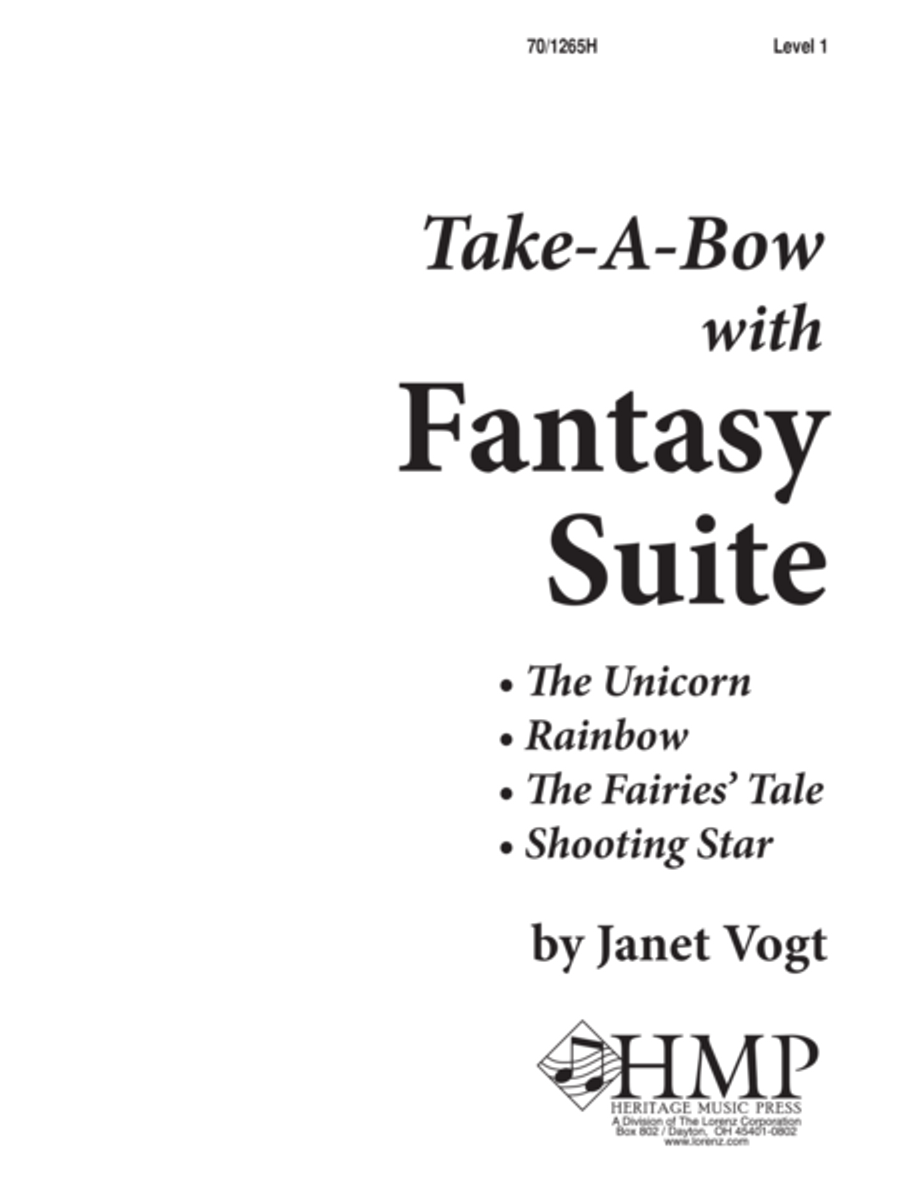 Fantasy Suite Easy Piano scores gallery preview page 1
