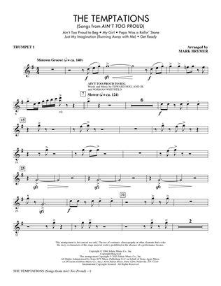The Temptations (Songs from Ain't Too Proud) (arr. Mark Brymer) - Trumpet 1