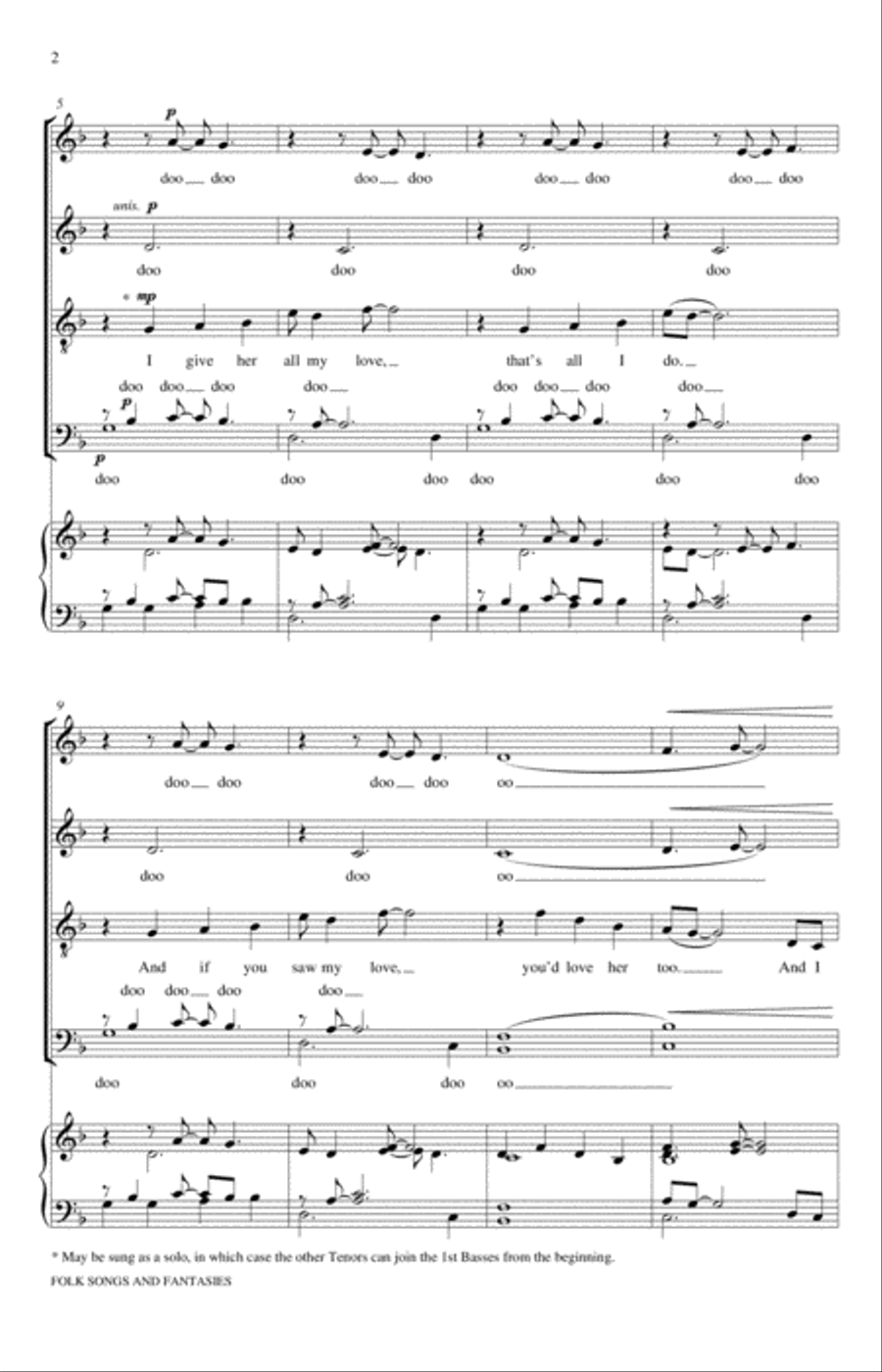 And I Love Her And I Love Her 4-Part scores gallery preview page 2
