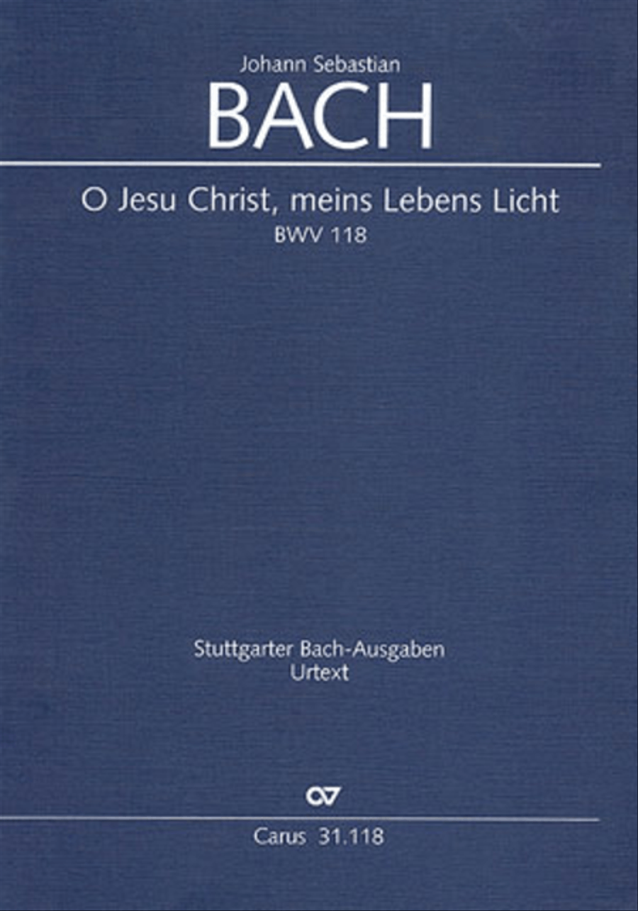 O Jesus Christ, my life, my light 4-Part scores gallery preview page 1
