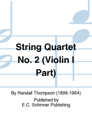 Book cover for String Quartet No. 2 (Violin I Part)