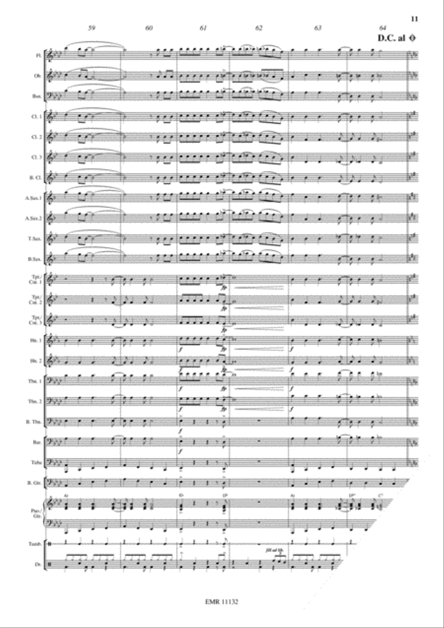 Barbara Ann Barbara Ann Concert Band scores gallery preview page 12