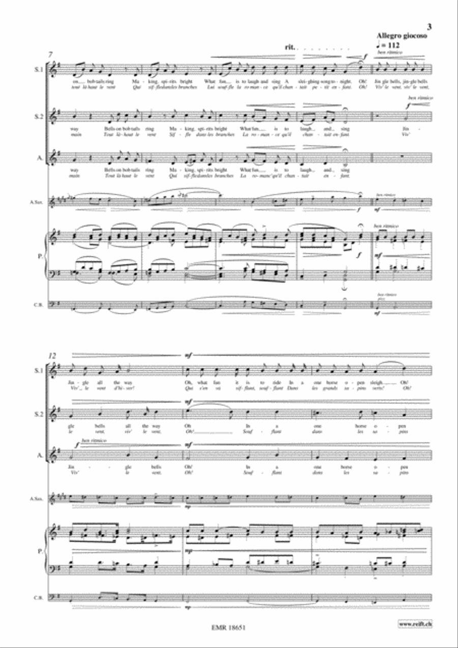 Fantasia on Jingle Bells Fantasia on Jingle Bells Children's Choir scores gallery preview page 4