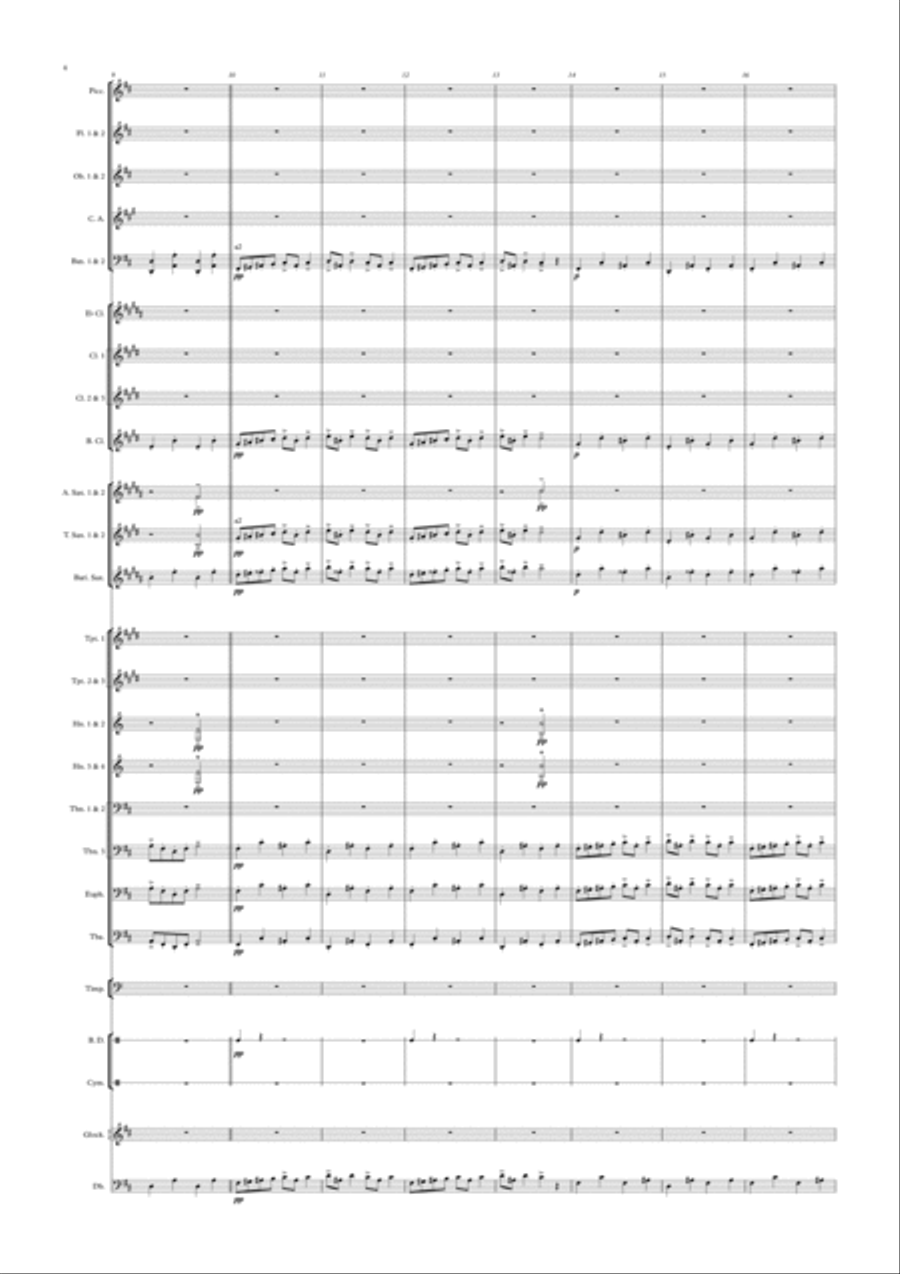 In the Hall of the Mountain King from Peer Gynt Suite Op. 46 arranged for Concert Band image number null