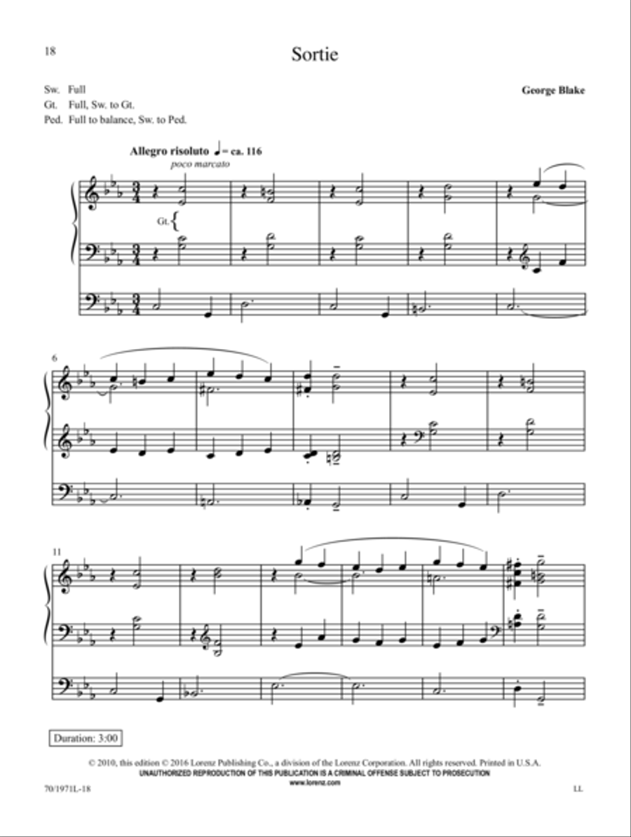 Majesty and Triumph Organ Solo scores gallery preview page 7