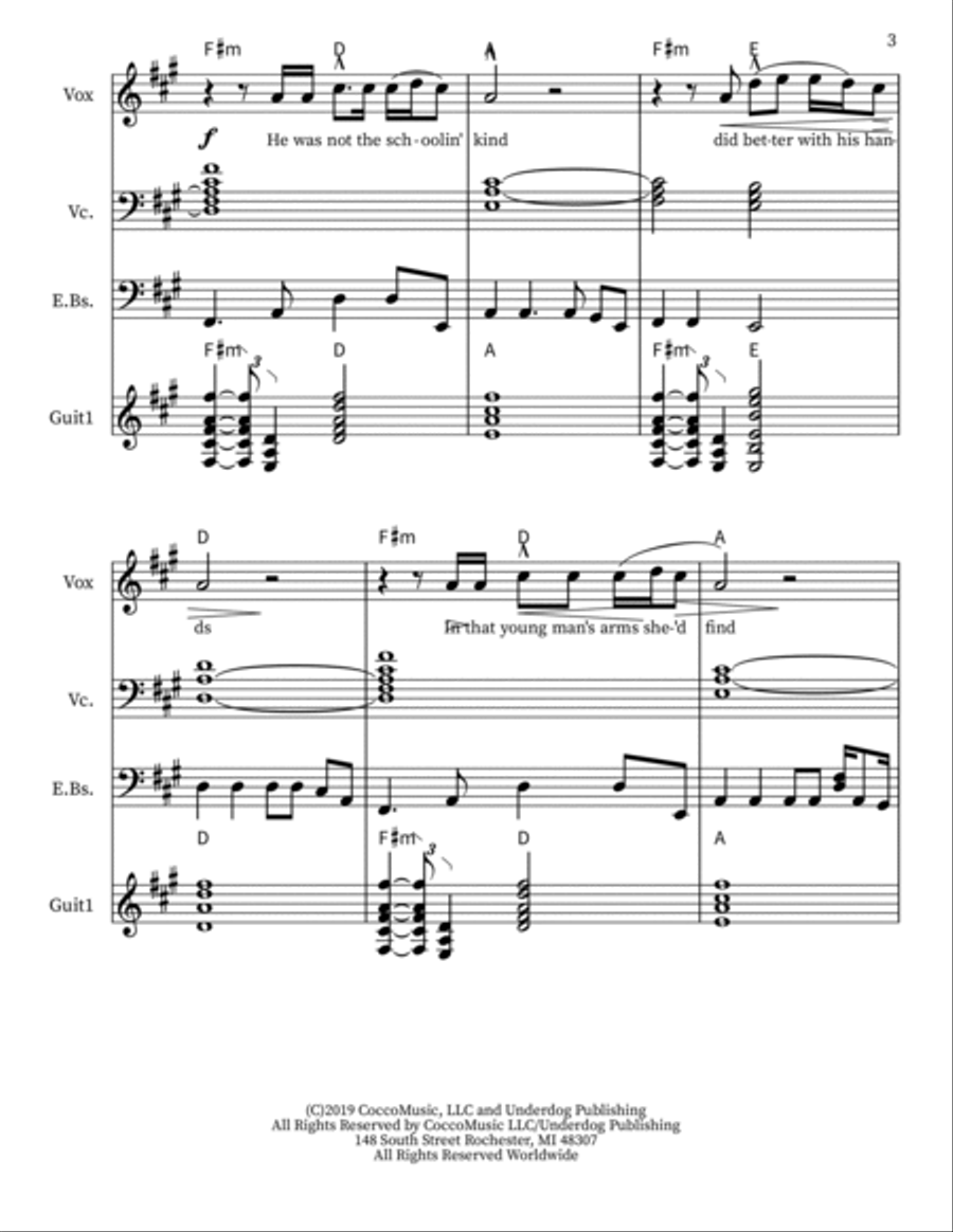 First Time Feeling Voice scores gallery preview page 3