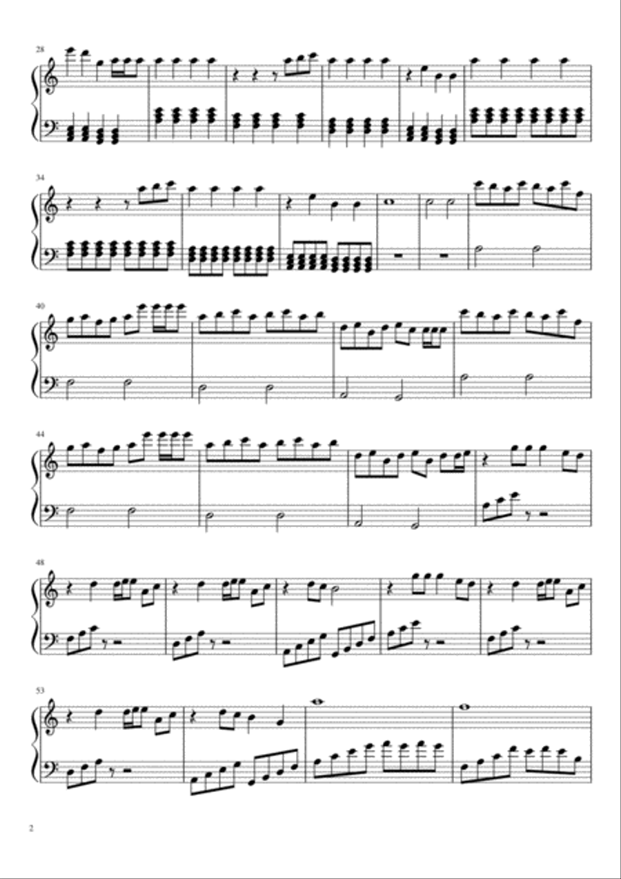 Intense Victory Piano Solo scores gallery preview page 2