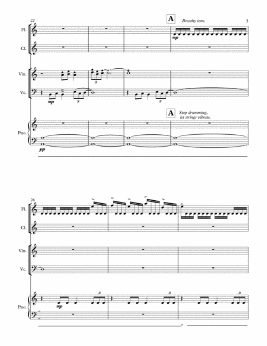 For Beauty's Sake Small Ensemble scores gallery preview page 3