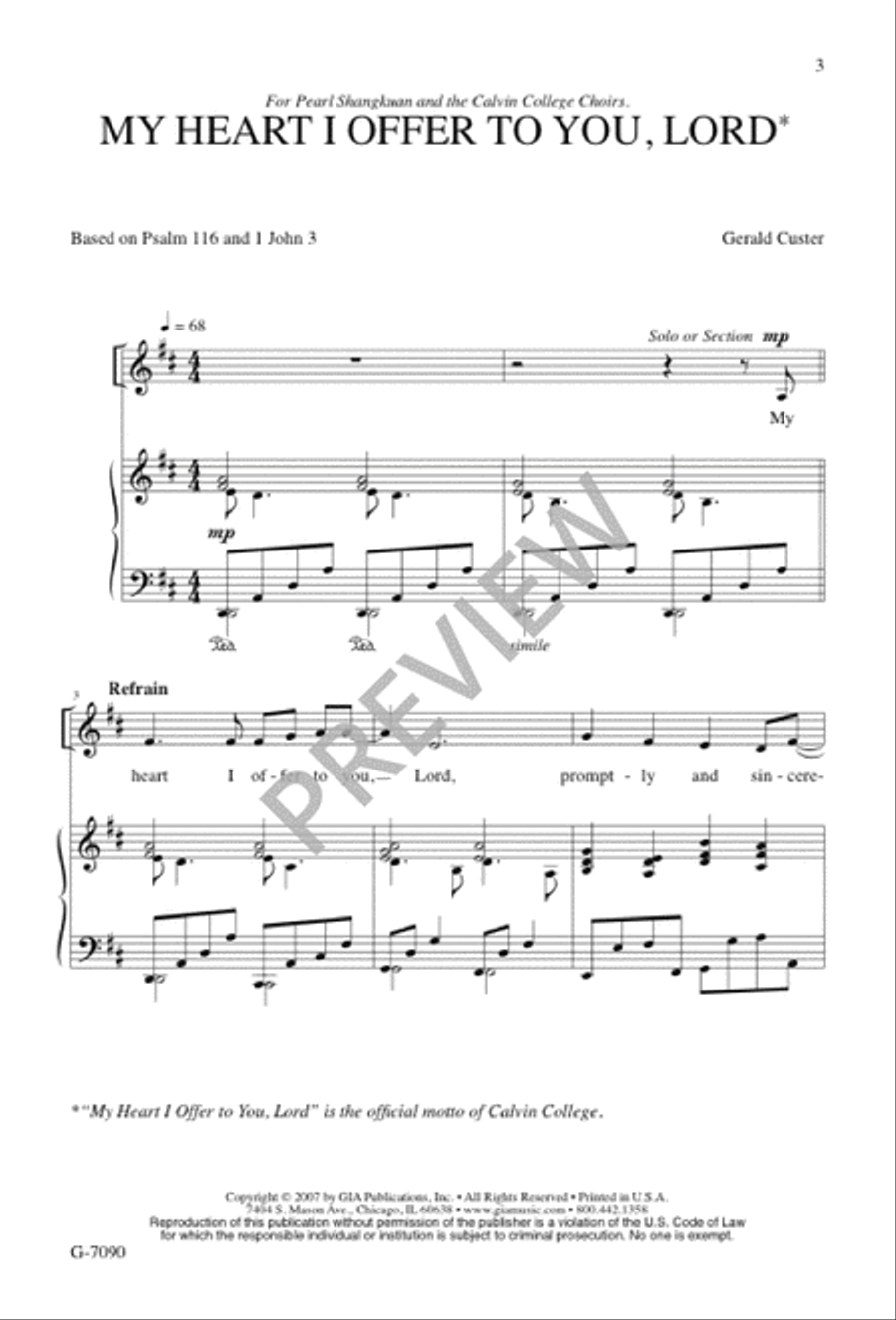 My Heart I Offer to You, Lord Divisi scores gallery preview page 3