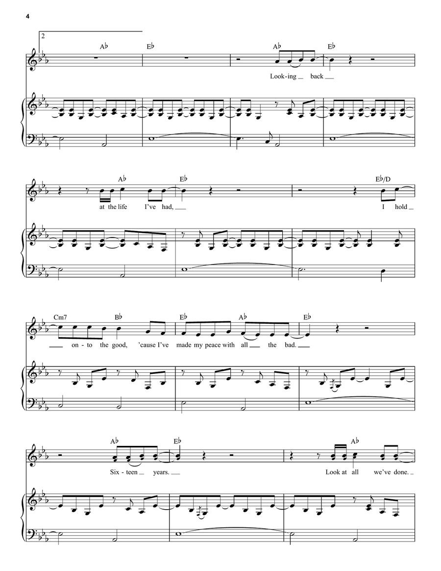 Stay Gold (from The Outsiders) Voice scores gallery preview page 4