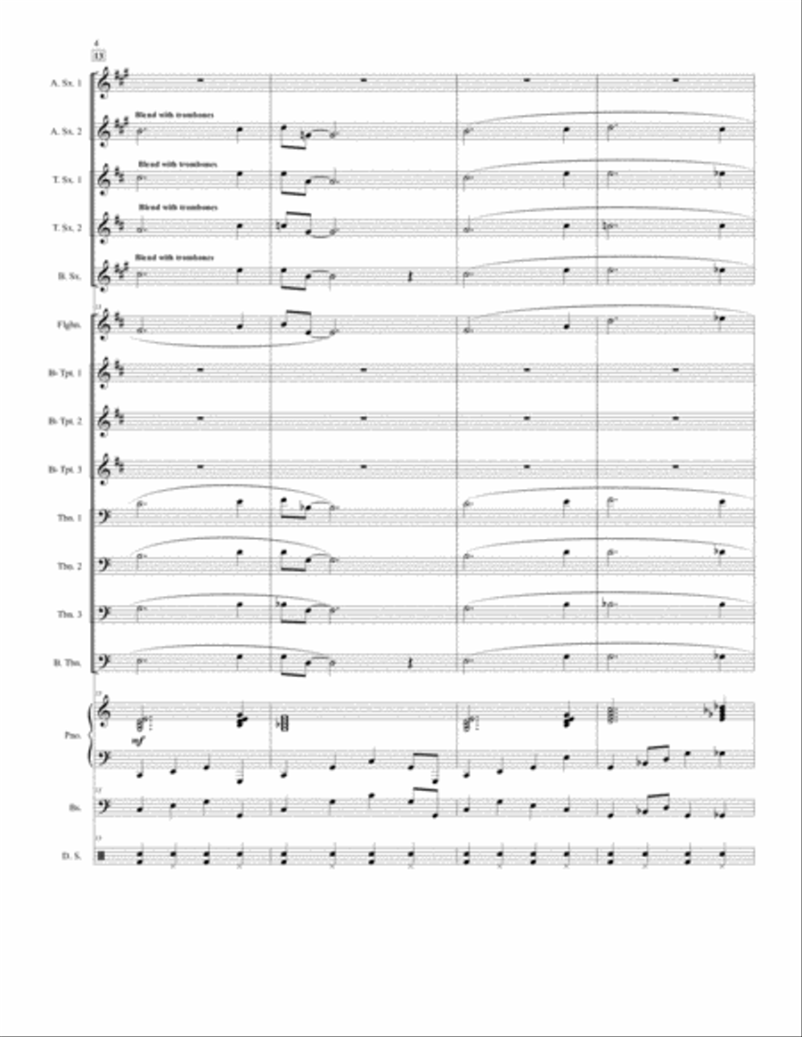 Dreamsville Dreamsville Jazz Ensemble scores gallery preview page 4