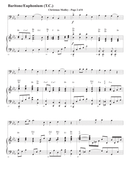 Christmas Medley - Baritone-Euphonium (T.C.) image number null