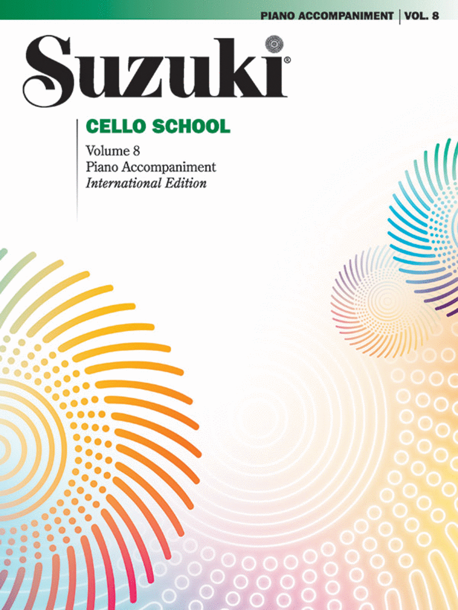 Suzuki Cello School Piano Acc., Volume 8