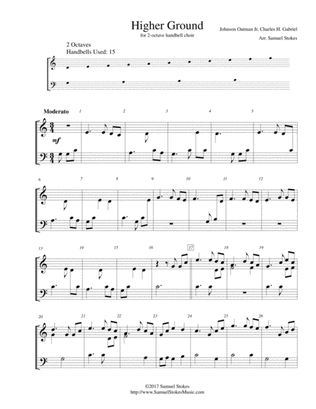 Higher Ground - for 2-octave handbell choir