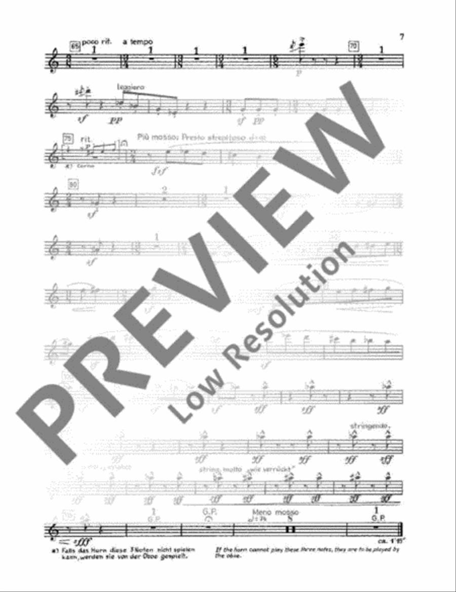 Six Bagatelles Woodwind Quintet scores gallery preview page 19