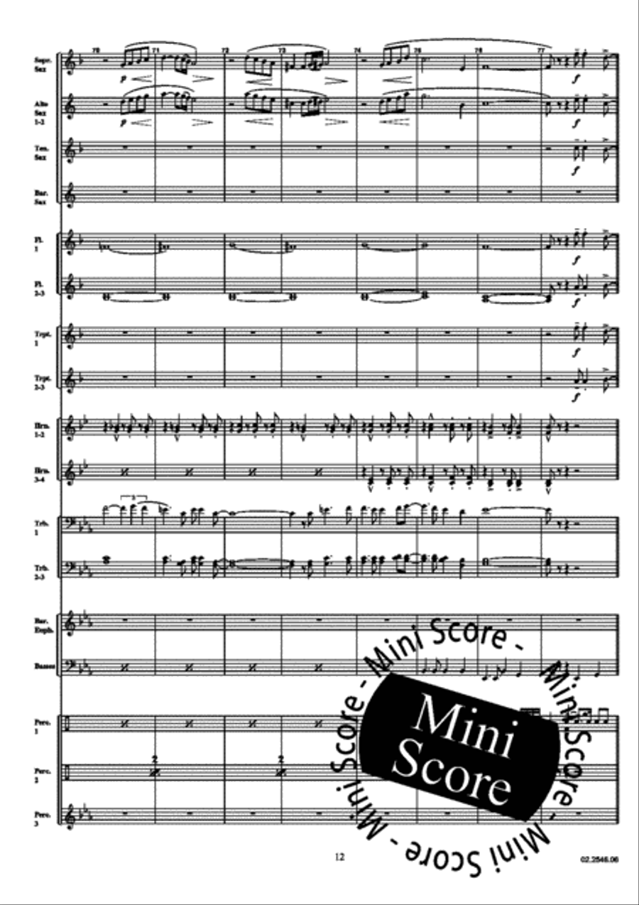 Stevie Wonder Medley Big Band scores gallery preview page 16