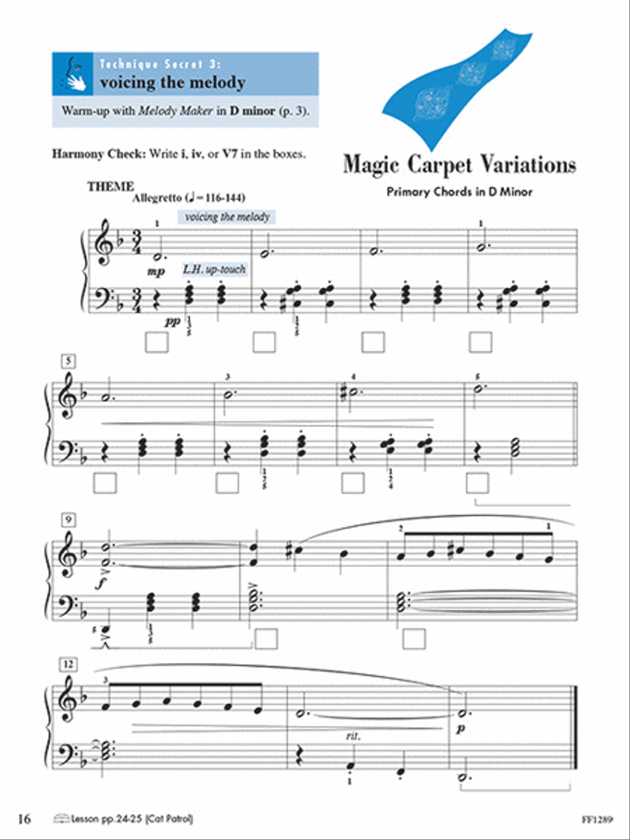 Level 3B – Technique & Artistry Book – 2nd Edition Piano Method scores gallery preview page 5
