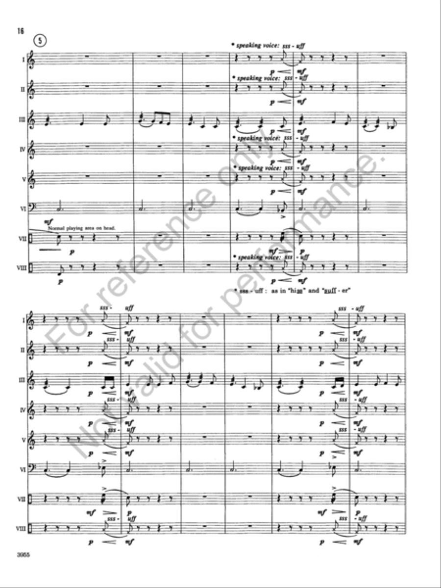 Windstone Suite Percussion Ensemble scores gallery preview page 15