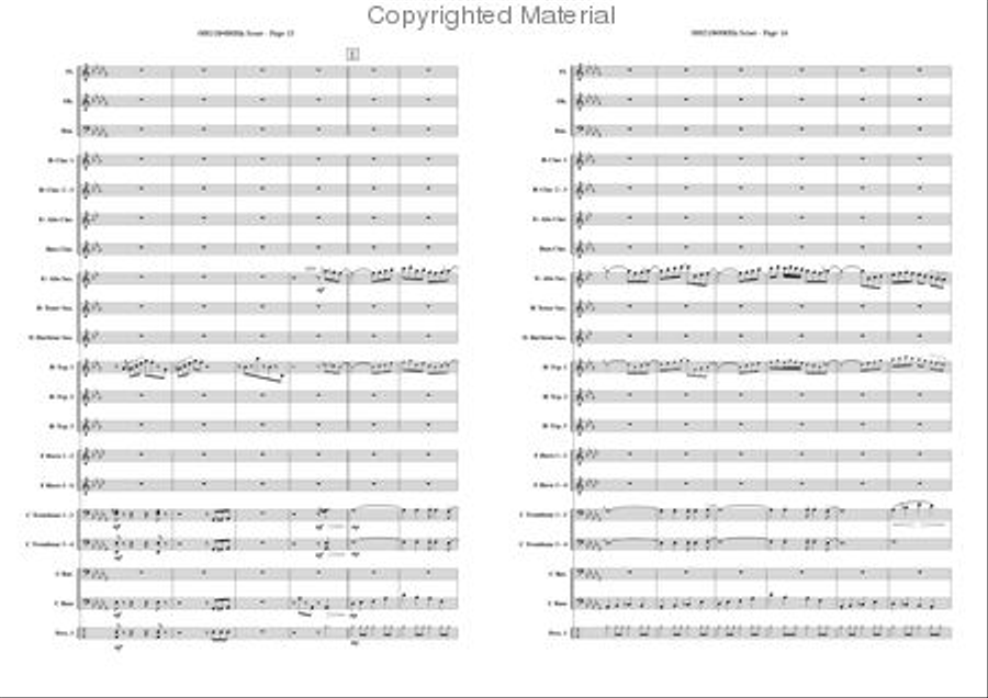 Light-walk Concert Band scores gallery preview page 8