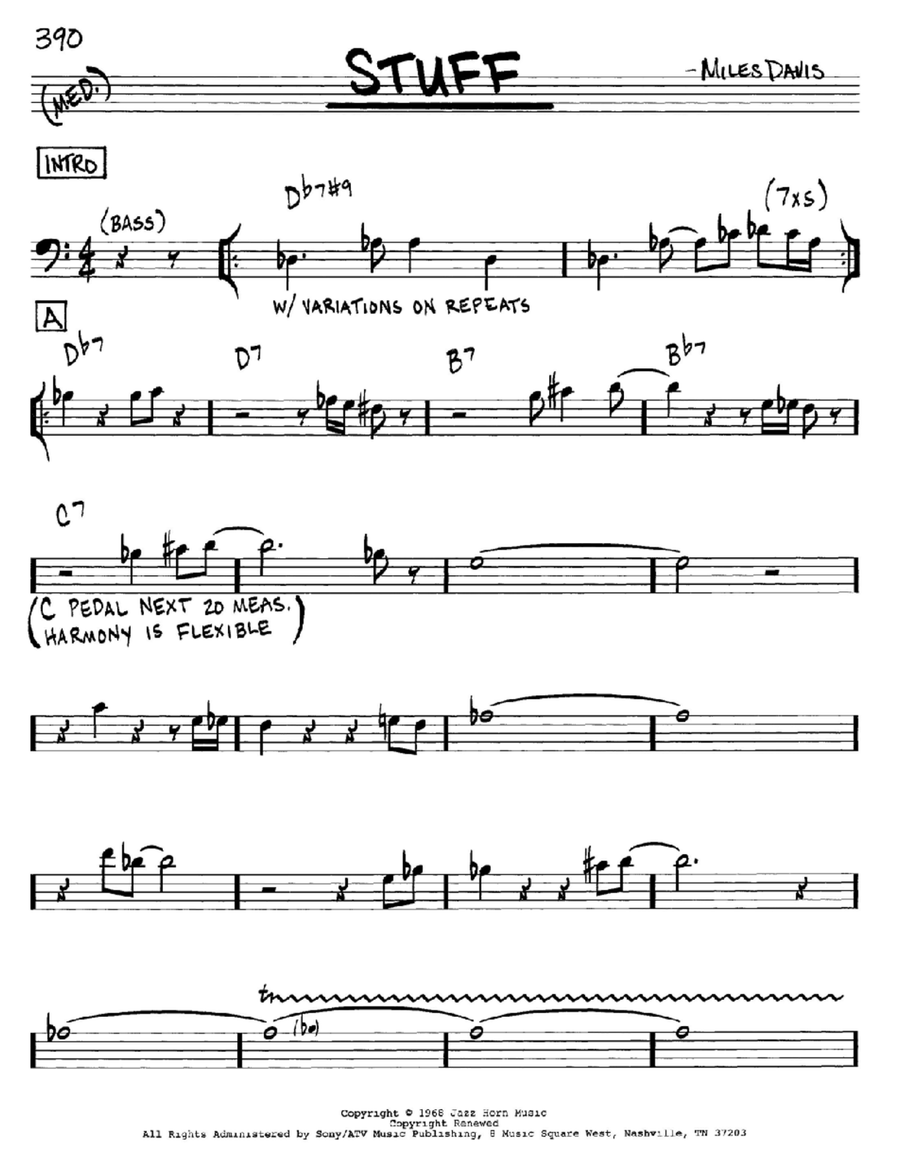 Stuff Stuff Piano scores gallery preview page 1