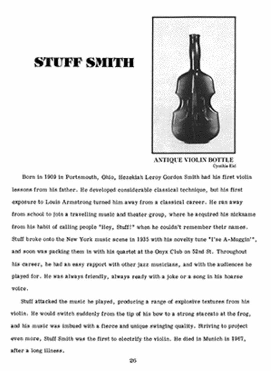Deluxe Anthology of Jazz Violin Styles Violin Solo scores gallery preview page 3