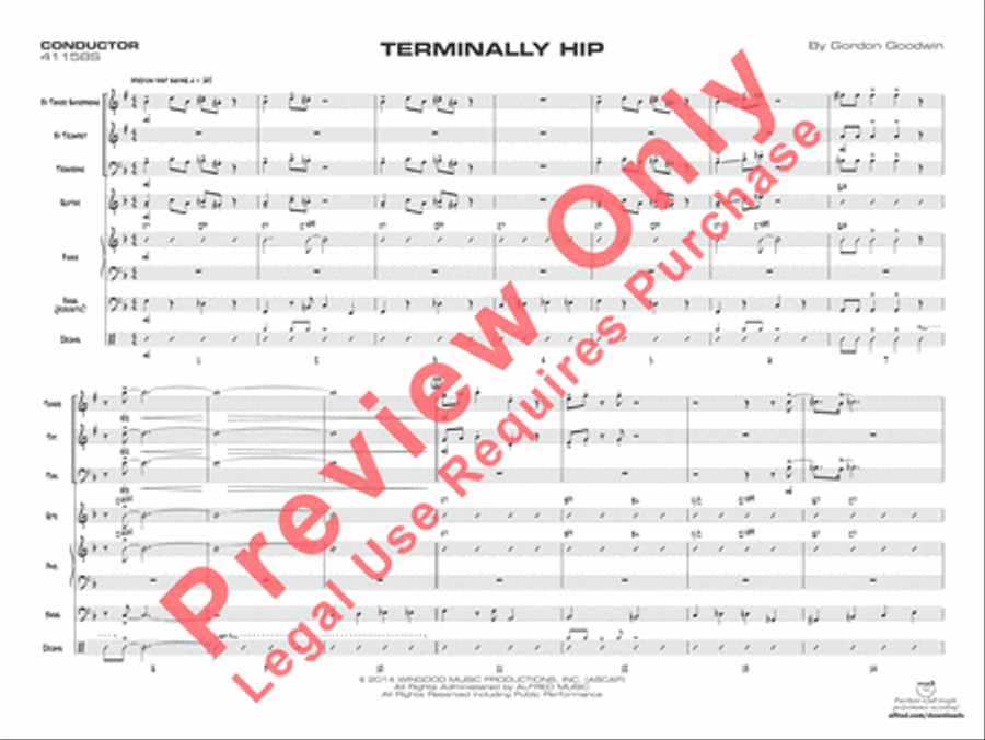 Terminally Hip Terminally Hip Jazz Ensemble scores gallery preview page 14