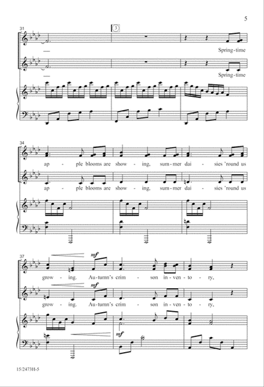 The Hands of Winter SSA scores gallery preview page 6