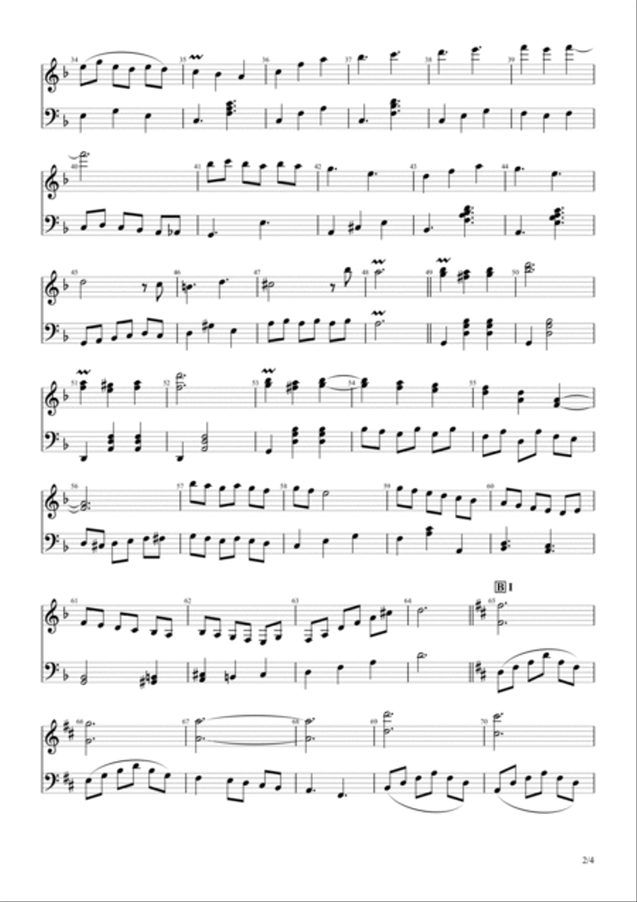 Cotton Between Crystals (Piano Solo) Piano Solo scores gallery preview page 2